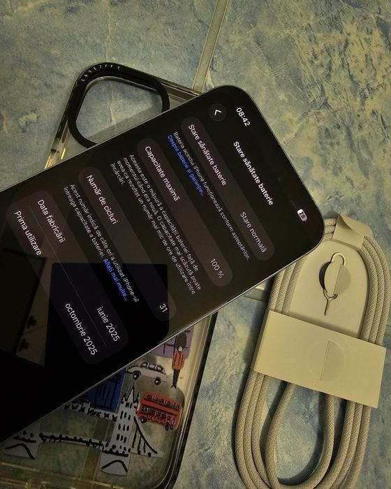 iPhone 15 Plus 128GB 100% life Garanție