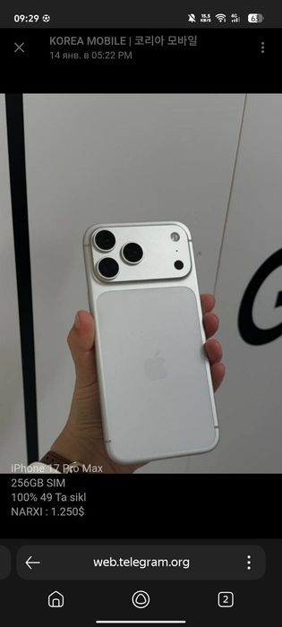 iPhone 17 Pro Max 256GB