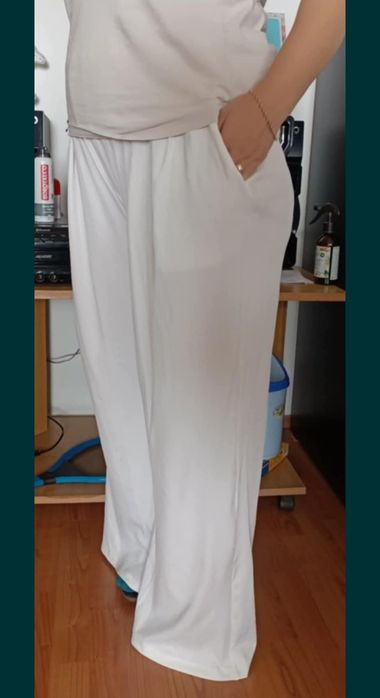 Pantaloni evazați dama XXL