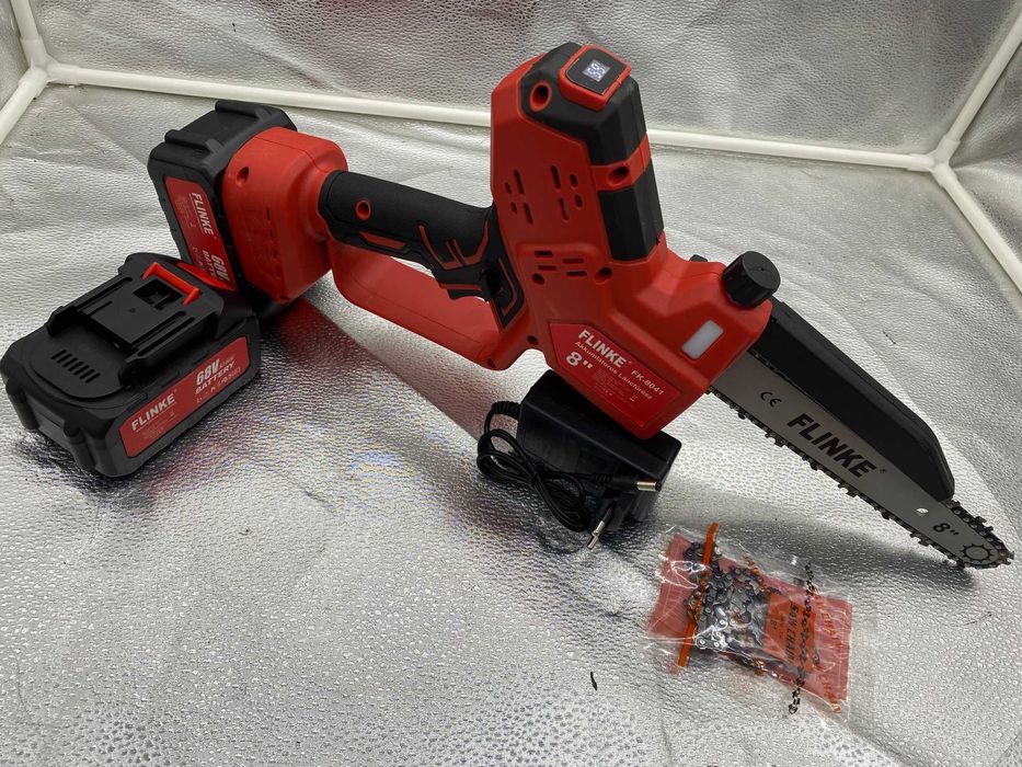 Drujba pe baterii 68V cu 2 acumulatori si afisaj electronic