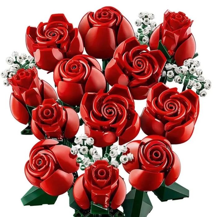 Конструктор Botanicals Букет роз Лего цветы