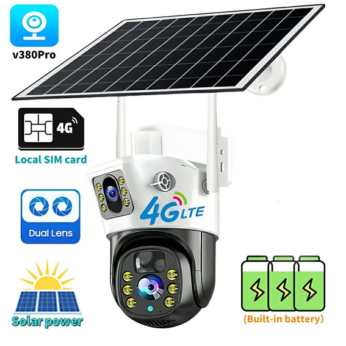 БЕПУЛ Доставка, Қуёш Панелли сим картали 4G Камера V380 pro , camera
