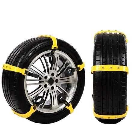 Вериги за сняг PVC, 10бр ПВЦ вериги, За гуми 14-18 цола