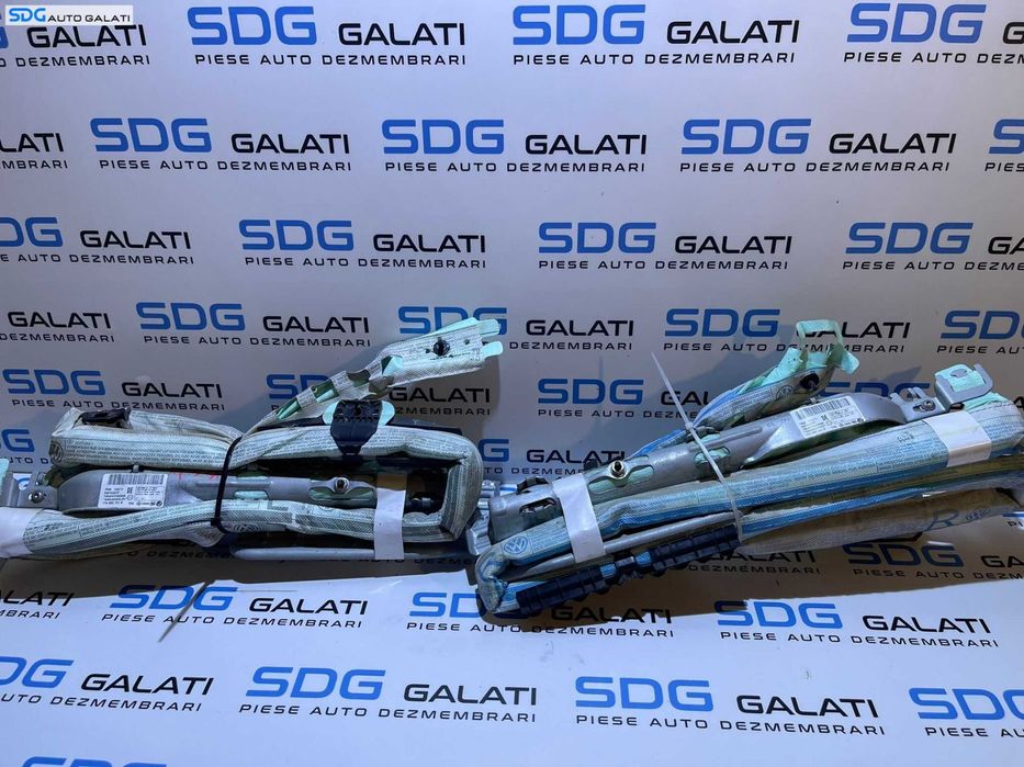 Airbag Cortina Lateral Laterala Stanga Dreapta Volkswagen Touran 1T3 2011 - 2015 Cod 1T0880741K 1T0880742K 34015582F 34015581F