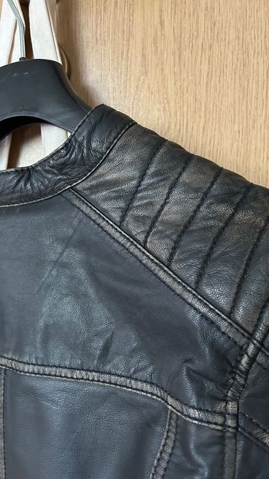 Geacã moto piele maro Rebelhorn mãsura M - Damã - Stare Excepționalã