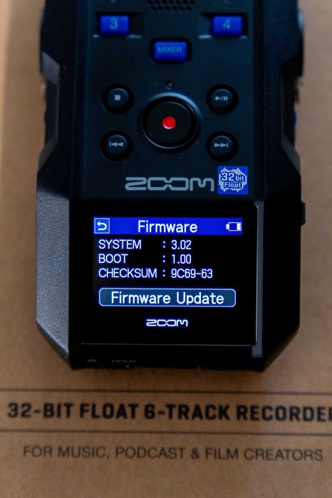 Zoom H6essential recorder audio 6 canale 32 bit float