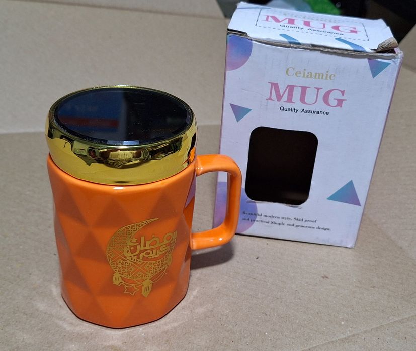 Кружка с крышкой