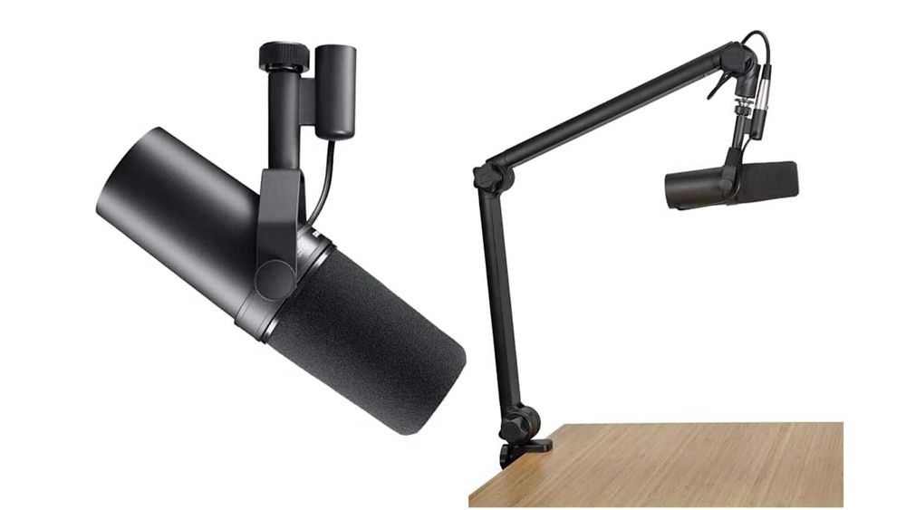 Микрофон Shure SM7B Студиен + Стойка