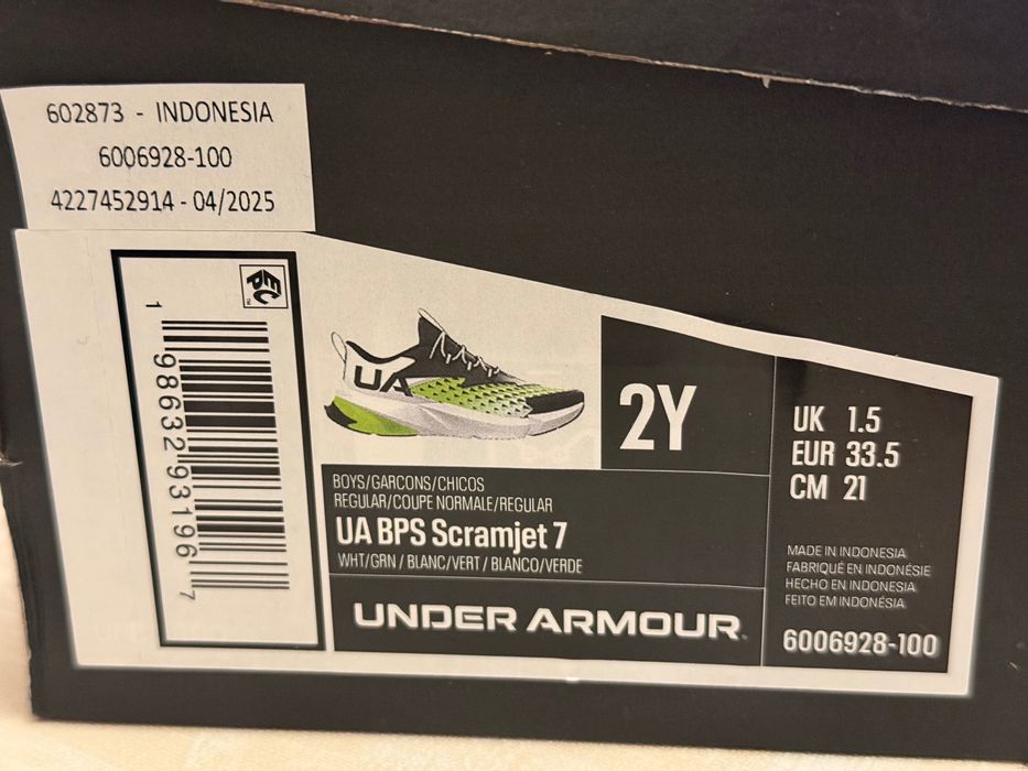 маратонки Under Armour