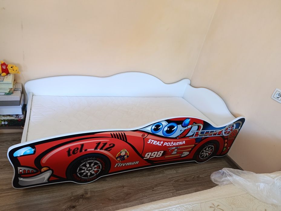 Легло кола с матрак- Cars
