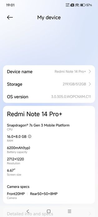 Redmi Note 14 pro+