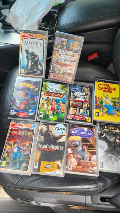 Геймърски аксесоар за Sony PSP калъфи мемори карти