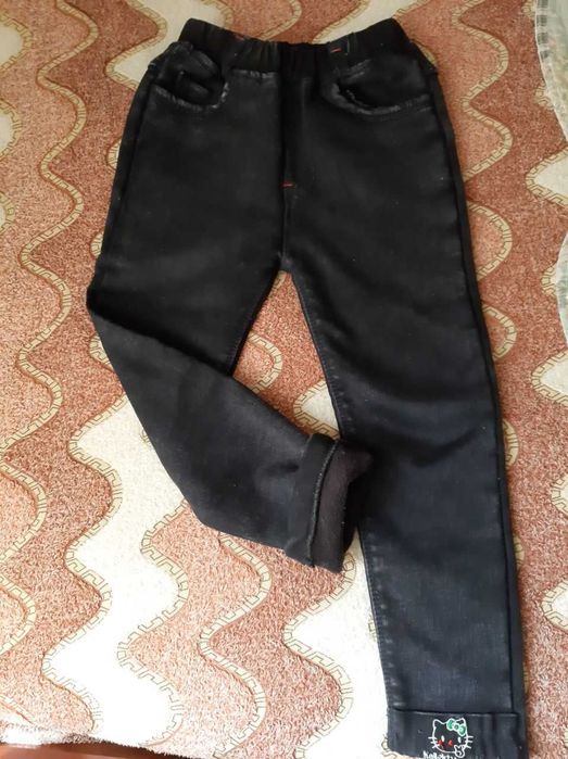 Штанишки утепленные на девочку 6л.