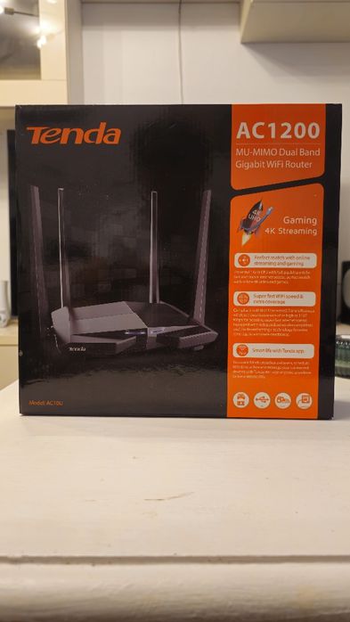 Router Tenda AC1200, 2.4GH, 5GHz