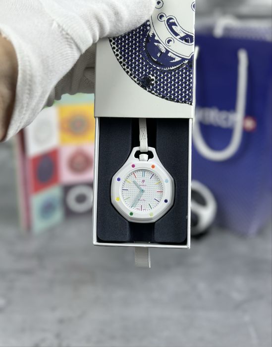 Ceas Ap X Swatch Royal Pop Huit Blanc