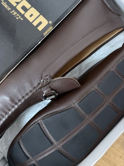 Мужские кожаные мокасины Tezcan Shoes, размер 43 (Турция)