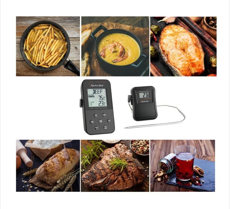Дигитален термометър за печене на месо KÜCHEN-CHEF (2 в 1)