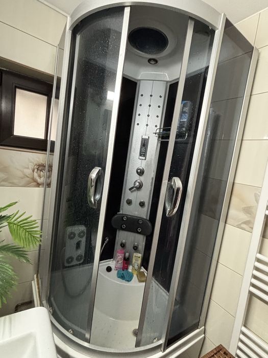 Cabina dus hidromasaj FM lumini