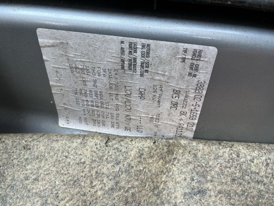 Usa fata spate stanga dreapta audi a4 b8 b8.5 LX7V