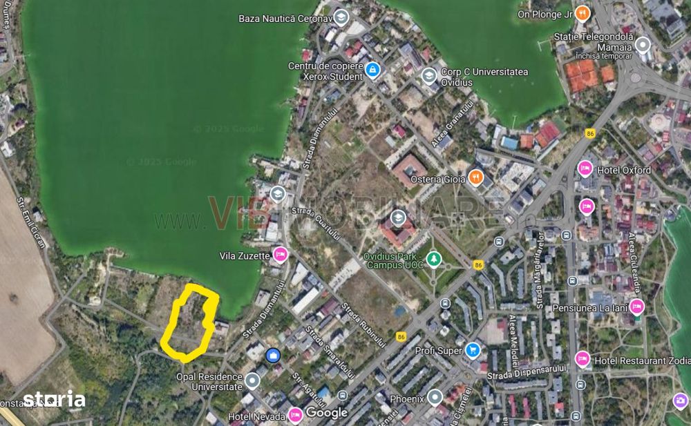 Campus Universitar, deschidere directa la lac, 14000 mp intravilan,