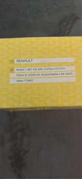 Vand Filtru habitaclu MANN-FILTER CUK 2723-2