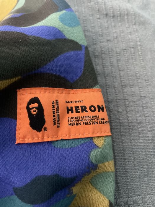 Кофта A bathing ape x Heron preston