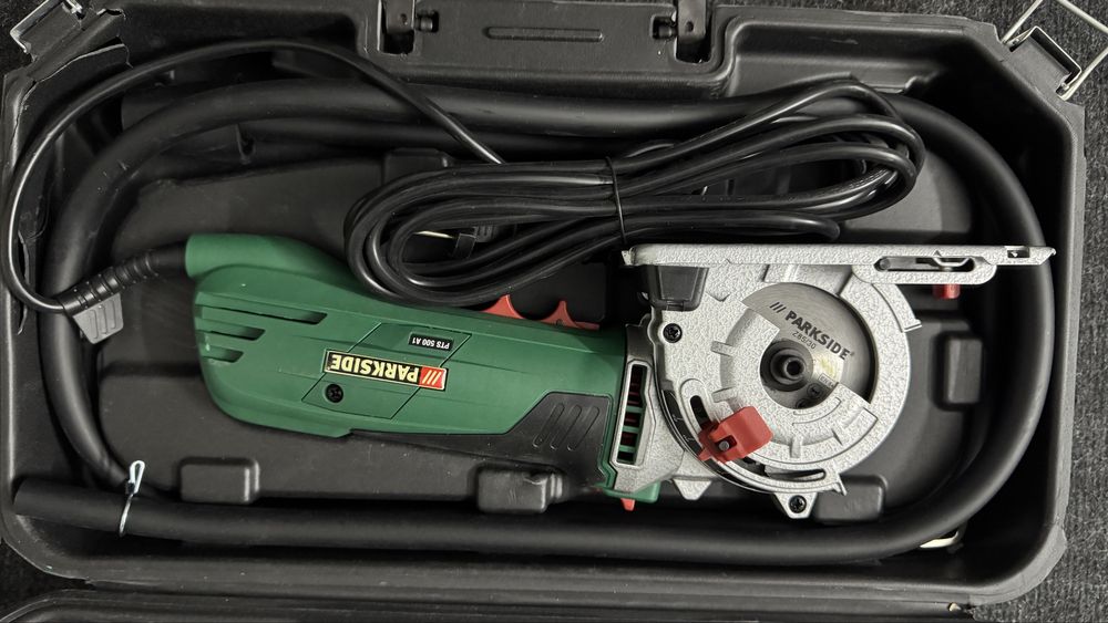 Mini fierastrau circular Parkside PTS500 A1