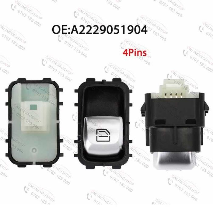 Butoane geamuri electrice Mercedes Benz Vito, Viano, V- class W447  an 2014-2021