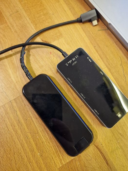 2 x hub USB C - Baseus + Noname HC07