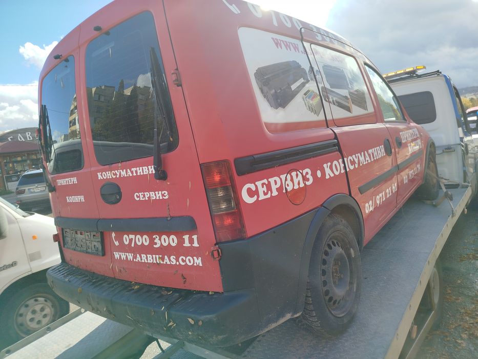 Опел комбо 1.6 метан на части