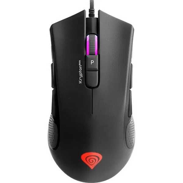 Mouse Gaming NATEC Genesis Krypton 800 10K Dpi RGB negru nou Sigilat