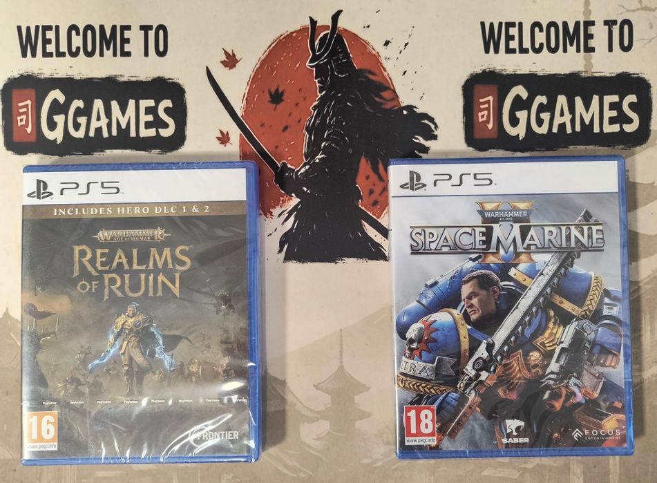 Warhammer Space marine 2,age of Sigmar, Realms of Ruin PS5