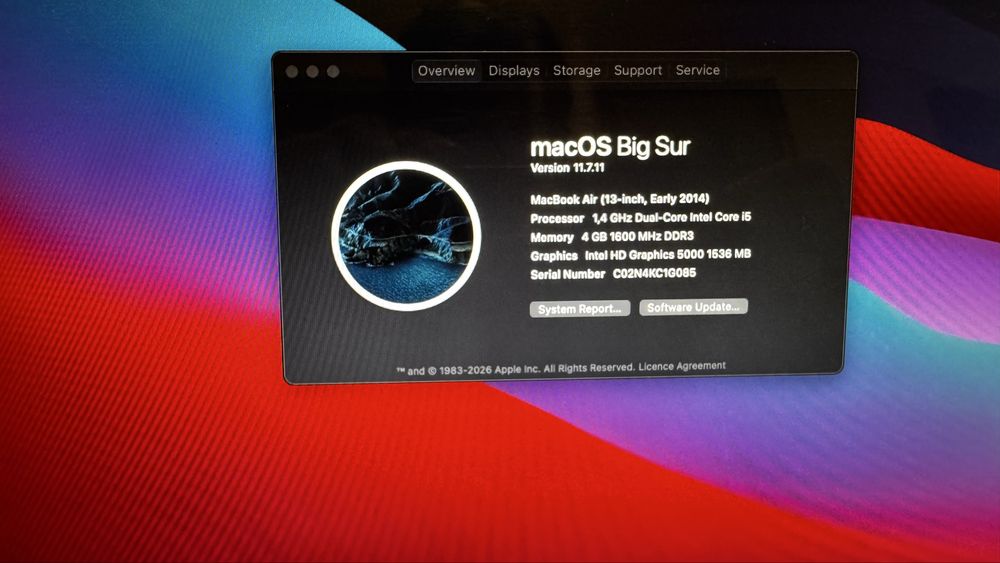 Macbook air early 2014