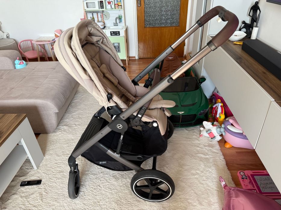 Cărucior Cybex Balios S Lux Almond Beige 3 în 1