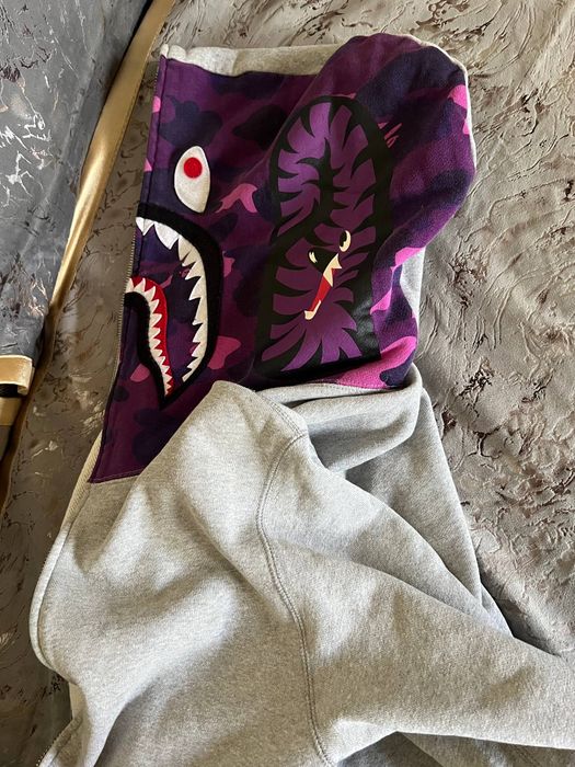 Редкая кофта bape shark ориг