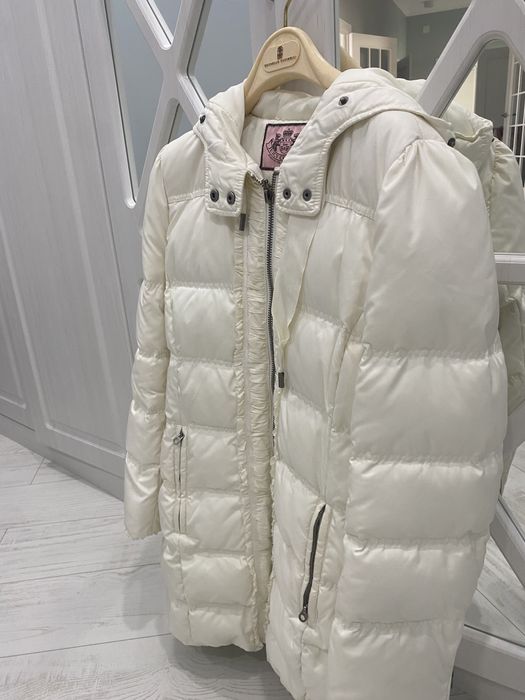 Белый пуховик Juicy Couture оригинал