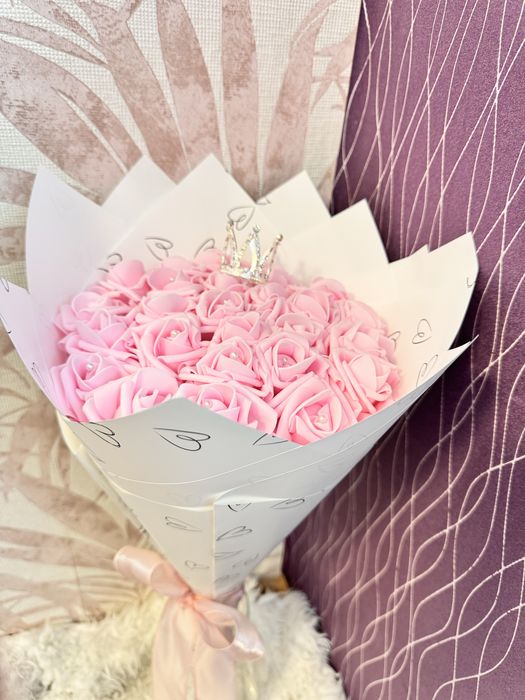 Вечен букет от рози