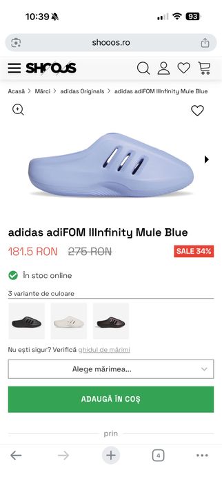 Vand slapi Adidas
