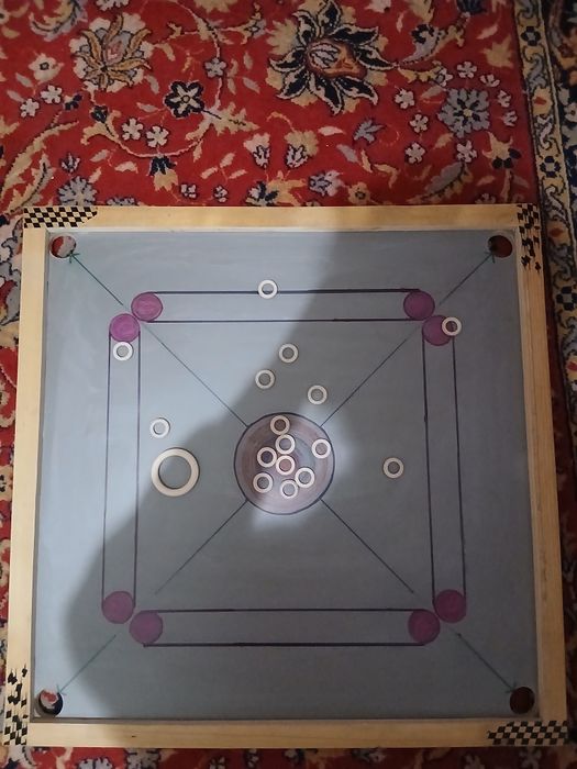 Carrom + piesele de joc,table,moara,sah