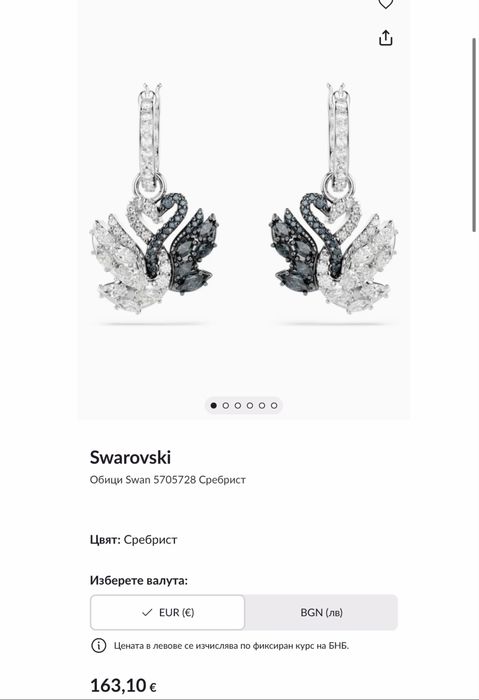 емблематичните обеци на Swarovski