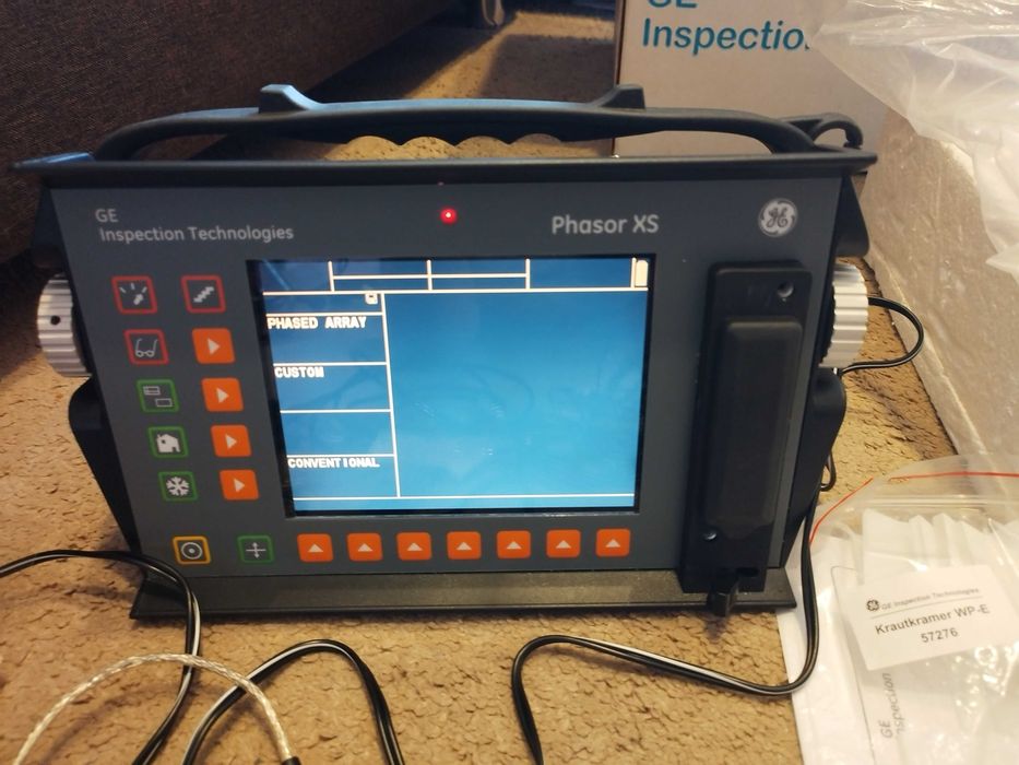 Osciloscop GE Phasor XS 16:64 Ultrasonic Flaw Detector cu accesorii