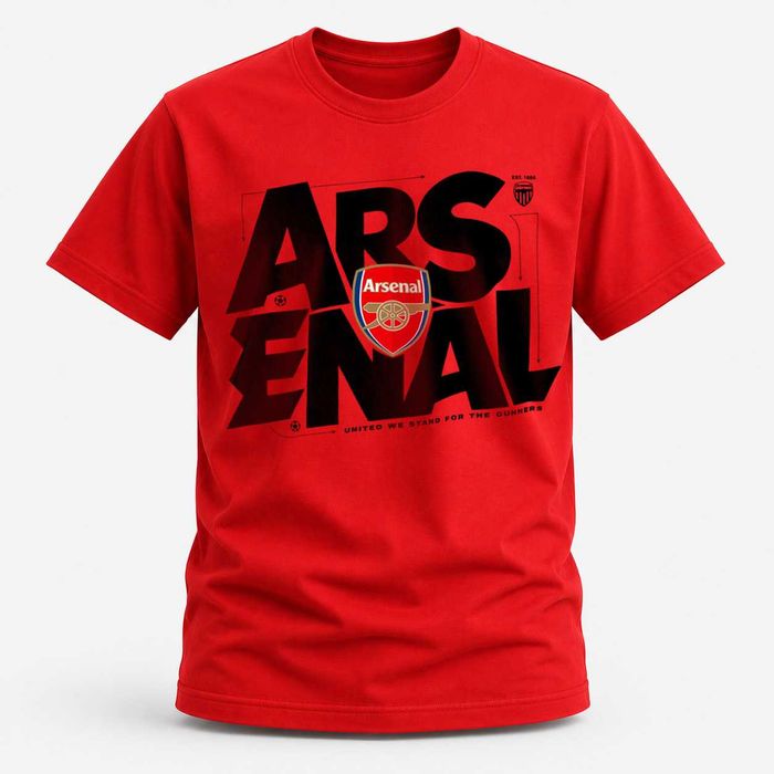 Мъжки тениски Арсенал Arsenal FC футболна памучна тениска с принт размери S-3XL