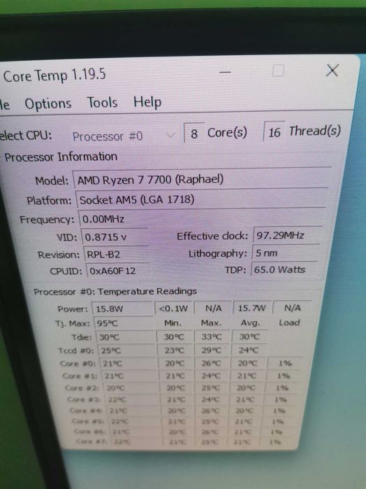 Pc Gaming/Workstation AM5, Ryzen 7700,32Gb ddr5 , SN8100 PCIe 5.0 2Tb