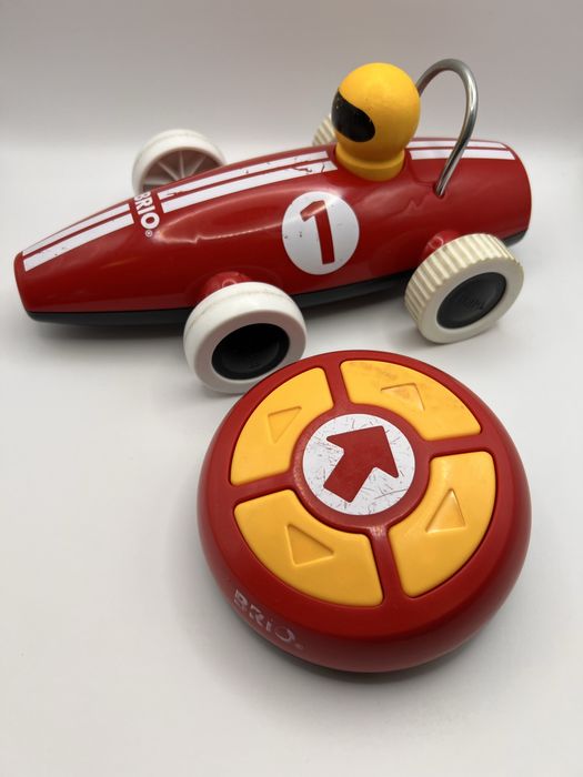 Masina de curse cu telecomanda BRIO Sweden, retro, perfect functional