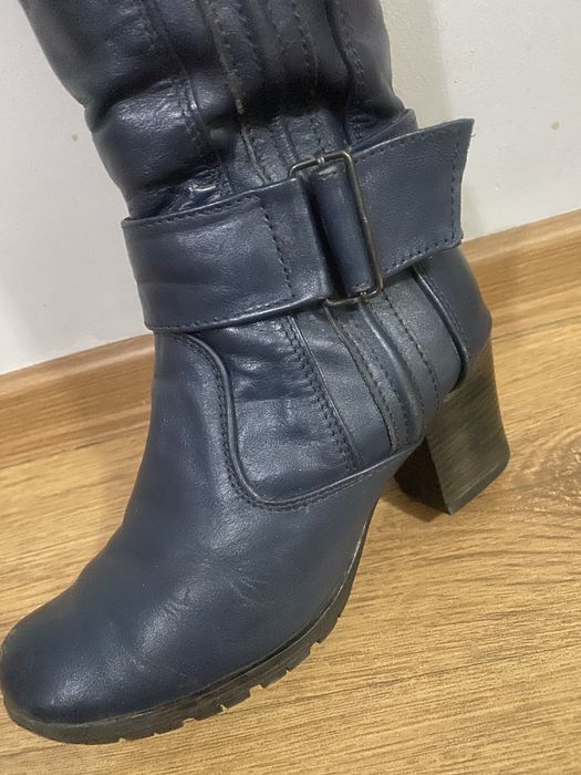 Дамски ботуши тъмно сини