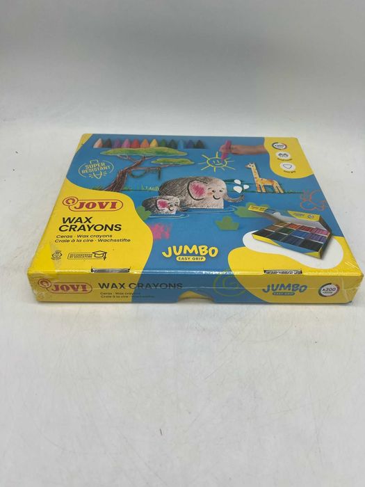 Set mare de creioane de ceară triunghiulare Triwax Jovi/300 de bucăți