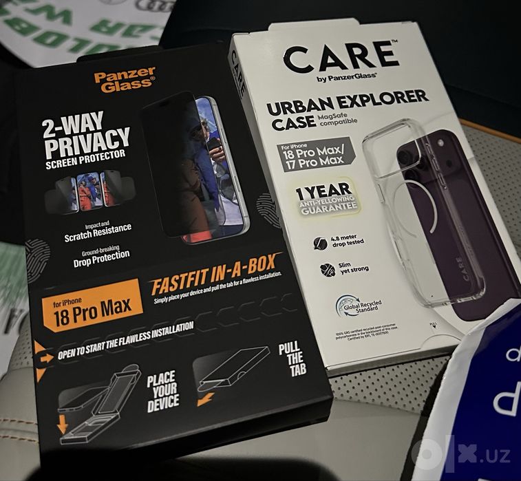 Оригинальный чехол стекло iphon 18 Pro Max