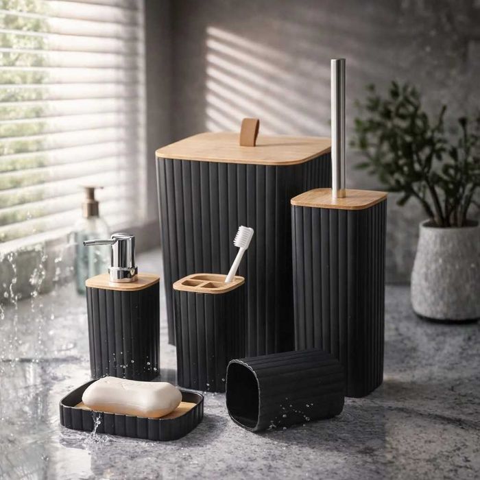 Комплект аксесоари за баня и тоалетна 6 части Cheffinger