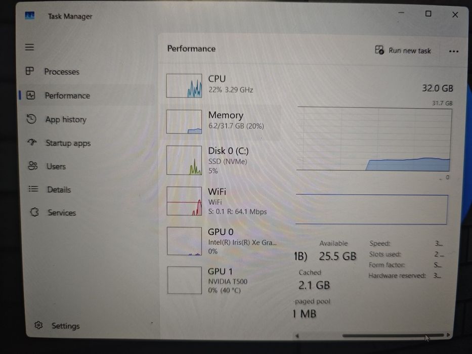 Laptop workstation HP zbook g8 i7 gen 11 RAM 16gb ssd 256 nvidia 4gb