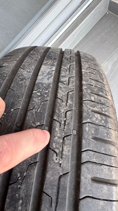 4 anvelope (cauciucuri) Continental EcoContact 6 205/55 R17 – stare foarte bună